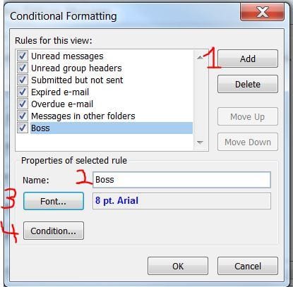 4outlook-conditional-formatting-steps