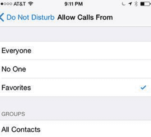 iPhone Do Not Disturb Feature Network 1 Consulting