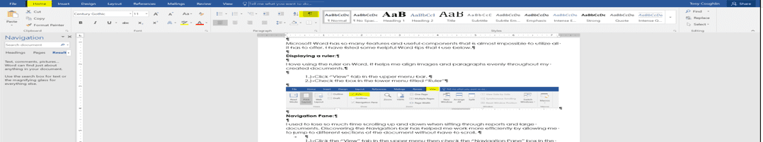 Helpful Tips for Microsoft Word | Network 1 Consulting