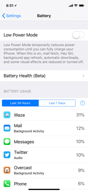 iPhone Battery Life | Network 1 Consulting