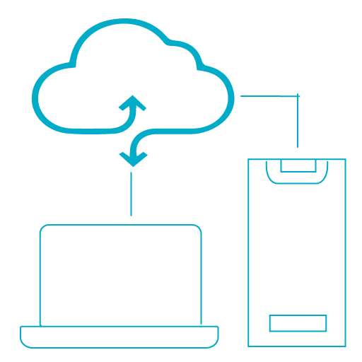 Cloud connectivity icon