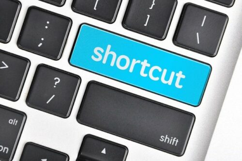 Shortcut button on keyboard