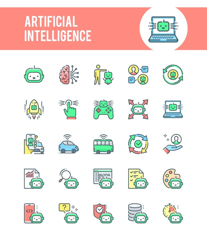 Artificial Intelligence graphics.