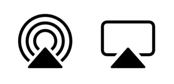 Apple AirPlay logo.