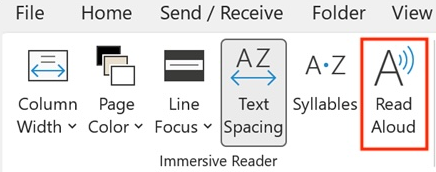 Image of Read Aloud icon.