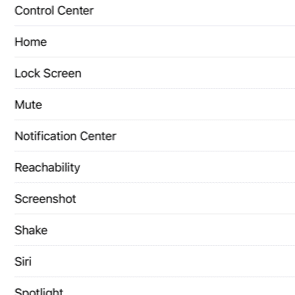 iOS settings screenshot