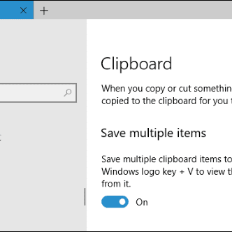 Windows clipboard window