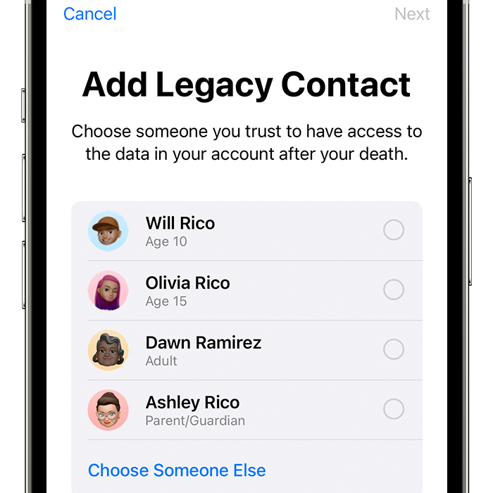 ios-16-iphone-13-pro-settings-apple-id-password-security-add-legacy-contact